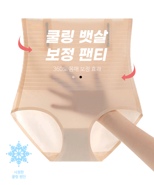 쿨링원단 뱃살똥배 보정속옷 이너 팬티(acc541)